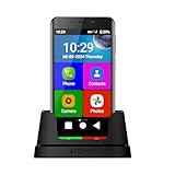 artfone SMART_500 | Seniorenhandy 4G Volte | Senioren Smartphone ohne Vertrag | Mobiltelefon mit Notruftaste | 32GB | Android 12 | 13 MP Kamera | Schwarz