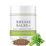 Kressesalbe Plus, 114g Kressesalbe Altersflecken Entfernen, Salbe Gesichtscreme Gegen Altersflecken, Pigmentflecken entferner, Antipigmentcreme Gesicht, Aktiv kressesalbe