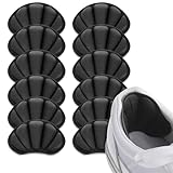 Fersenpolster 6 Paar Kleber Antirutsch Fersenschutz für zu große Schuhe gegen Blase, Schuheinlagen für lose Schuhe, Füller für verbesserte Schuhpassform und Komfort, Fersenkissen für Damen & Herren