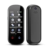VDKOERT Übersetzer Sprachübersetzer Gerät Übersetzungsgerät mit Sprachausgabe,Fotoübersetzung/WIFI/Hotspot/Offline,Sofortübersetzer für Reisen,Business Sprachenlernen,Black