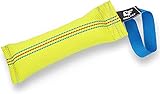 Bull Fit Beisswurst für Hunde, 25 cm mit Handschlaufe - Sehr Robustes Hundespielzeug zum Training, Tauziehen und Zerrspiele mit Hund - Aus hochwertigem Feuerwehrschlauch handgefertigt, Schwimmfähig