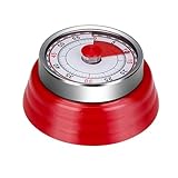 KüChentimer Eieruhr Mechanisch Kurzzeitwecker KüChe Magnetisch Magnetisch Am KüHlschrank Zu Befestigen Roter Mechanischer Timer FüR Das Neue Jahr FüR KüChe, Kochen, Backen(1-60 Minuten)