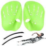 Handpaddel zum Schwimmen – Trainings-Runden-Schwimmausrüstung für Erwachsene und Kinder – ergonomische Schwimmflossen, Übungszubehör für Damen und Herren, Poolausrüstung für Anfänger
