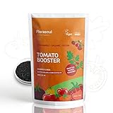 Florasoul® Tomatendünger Bio Dünger für Tomaten Dünger für Gemüsegarten Gurke, Zucchini NPK Bio Flüssigdünger 100% Vegan Wasserlöslich 500g