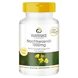Nachtkerzenöl - mit 1000mg Nachtkerzenöl davon 650mg Linolsäure und 10mg Vitamin E - 120 Softgels - Deutsche Apothekenqualität - hochdosiert | Warnke Vitalstoffe