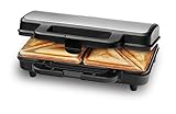 ProfiCook® Sandwichmaker | amerikanische Sandwiches | XXL-Toastscheiben | elektrischer Sandwichtoaster | extra große Sandwich-Platten (antihaftbeschichtet) | Sandwich-Maker mit 900W | PC-ST 1092