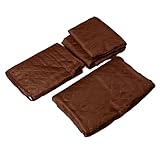 lvifloae Sofa Cover Haustier Sofa Cover Katze Kratzer -Proof Home Universal Couch Schatten Haustier Möbelschutzmöbel Beschützer für das jährliche Gebrauch zu Hause Brown 3 -teiliges Set (Brown)