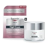 Eucerin Q10 Anti-Wrinkle Night Cream + Pro-Retinol, Facial Cream for Sensitive Skin, 1.7 Oz Jar