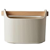 Uqezagpa Fashion Kitchen Espresso Waste Box HIPS Texture Coffee Grinds Knocks Box Coffee Grounds Bin Accessories For Coffee Knocks