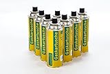 Campingman 8 Stück Gaskartusche 227g Butan Gas Universal Butangas Brennstoffflaschen Campingas für Gaskocher Gasheizung