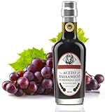 Tesoro Aceto Balsamico di Modena I.G.P. – Direktabfüllung. Hochwertiger Balsamico-Essig aus Spilamberto, Modena, mit geschützter Herkunft. Hohe Dichte 1,34. Purer und ohne Zusätze. Vegan, glutenfrei