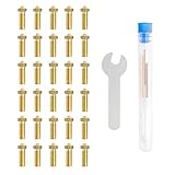 3D Drucker Düse Set 12 Stück Messingdüsen 0.2mm bis 1.0mm inkl. Reinigungsnadeln Kupferbürste kompatibel M6 Gewinde 1.75mm Filament für PLA ABS PETG FDM Drucker Ersatz Zubehör