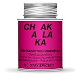 Chakalaka Gewürz von STAY SPICED ! Nach originalem afrikanischen Rezept I Exotische Gewürzmischung Ohne Zusatzstoffe | Füllgewicht 80g | 170ml Schraubdose aus Weißblech zu 100% recyclebar…