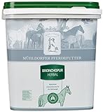 Mühldorfer Pferdefutter Mühldorfer Bronchopur Herbal - 1,8 kg - Fördert Abhusten - Beruhigt Atemwege - Wohltuender Inhalier-Effekt