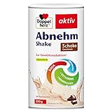 Doppelherz Abnehm Shake – Mahlzeitenersatz mit leckerem Schoko-Geschmack für eine gewichtskontrollierende Ernährung – 20 vegetarische Portionen