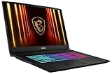 MSI Katana 17 HX, Gaming Laptop, 17,3 Zoll Full HD, Intel Core i7 14650HX, NVIDIA GeForce RTX 5070, 16 GB DDR5, 1 TB SSD, Windows 11 Home, QWERTZ Tastatur, Schwarz, B14WGK-060