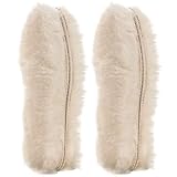 BTHEONE [ 2 Paar Australischen Schaffell Einlegesohlen Super Dick Premium fur Stiefel Schuhe| Robust & Extra flauschige Premium Schafwolle Einlegesohlen,Beige,[ 2 Paar ]EU 40