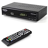 XORO HRS 2610 - Digitaler Satellitenreceiver mit HDMI & SCART Anschluss, LAN, Unicable tauglich, USB 2.0 Mediaplayer, ASTRA 19.2 Senderliste vorprogrammiert