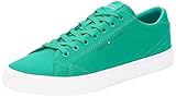 Tommy Hilfiger Herren Vulcanized Sneaker Th Hi Vulc Low Canvas Schuhe, Grün (Olympic Green), 46