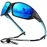 Bircenpro Sonnenbrille Für Herren Polarisiert: Damen UV-Schutzbrille für Angeln, Fahren, Radfahren, Laufen