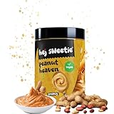 Hej Sweetie Erdnussmus 1 kg – 100 % Erdnüsse, cremig & vegan – Ohne Zusätze, Zuckerfrei, reich an Protein & Ballaststoffen – Perfekt als Brotaufstrich, zum Backen oder Löffeln (1 kg, Erdnuss cremig)