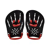 Schwimmtrainingspaddel – Schwimm-Handpaddel | Schwimmpaddel mit verstellbaren Riemen, wasserabweisendes Paddel für Wassertraining, Ausrüstung und Kit für Trainingshilfe für den professionellen Einsatz