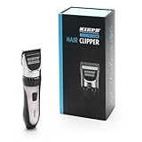 Kiepe 6210 Professional Hair Clipper - Leistungsstarker Magnetmotor, Lange Akkulaufzeit, 4 Kammaufsätze