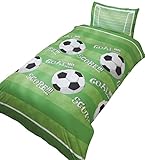 Rapport Goal Football Bettwäsche-Set für Einzelbett, Bettbezug und Kissenbezug