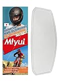 Miyui Japan Motorrad Helm Antibeschlag Folie, Motorradhelm-Visier, Universal-Visierschutz, Aufkleber , 9.7cm X 25.5cm