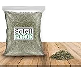 SoleilFOOD Minze gerebelt getrocknet 1 kg Minztee Tee Kräuter feinste Qualität
