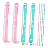 Didiseaon 24 Stück Dauerwellenwerkzeuge Lockenwickler Für Kurzes Haar Curl-stäbe Dauerwellenstäbe Für Kurzes Haar Hitzige Lockenstange Eisstockschießen Lockenstab Kleine Lockenwickler Pp