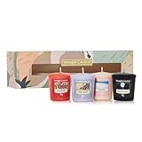 Yankee Candle Geschenk-Set | 4 gefüllte Votivduftkerzen | Sojawachsmischung | Perfekte Weihnachtsgeschenke für Frauen