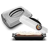 BigDean Kuchen Transportbox Rechteckig mit 2 Tragegriffen ideal für Blechkuchen – Muffin Transportbox Made in Germany