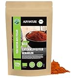 Alpi Nature Cayennepfeffer gemahlen BIO 250g, Cayenne Pfeffer, Cayennepfeffer Pulver, Chilipulver