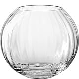 LEONARDO HOME Kugelvase POESIA 17,5 cm, 038940, Glas, Transparent