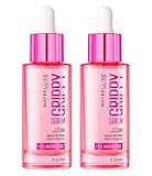 Maybelline New York Grippy Serum, Grundierung, Make-up, Serum, langer Halt, 24 Stunden, feuchtigkeitsspendend, mit Niacinamid und Aloe Vera, 2 Flaschen à 30 ml