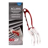 warema Lamellenreinigungszange | zur Reinigung von Jalousien, Lamellen und Raffstoren | hochwertige Reinigungsbürste | optimal für den Außen-Einsatz | inkl. 2 Pads