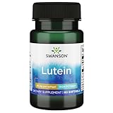 Swanson, Lutein - High Potency, 20mg, aus Tagetes-Extrakt, 60 Weichkapseln, hochdosiert, Laborgeprüft, Glutenfrei, Ohne Gentechnik