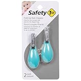 Safety 1st Fold-Up Nail Clipper, Arctic Blue, 2-Count by Safety 1st