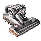 JIGOO T600 Milbensauger mit UV-Licht & Heißluft [700W/15kPa] – 99,9% Allergen-Entfernung, Duftende Negative Ionen, Für Matratzen/Sofas/Teppiche (Leise & Effizient)