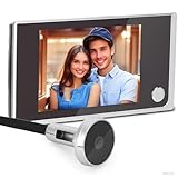 VIFERR Elektronische Türspion mit LCD-Tür, 8,9 cm, 2 Megapixel, 120 Grad digitale Türklingel, geringer Stromverbrauch, Türspion für Sicherheit zu Hause