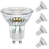 novapollo 4er GU10 LED Neutralweiß 4000K, GU10 LED Lampe 5.7W 600LM Ersetzt 75W Halogenlampe, 38°Abstrahlwinkel, Nicht Dimmbar Energiesparende Reflektorlampen, Energiesparlampe