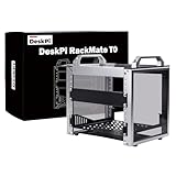 GeeekPi 4U Server-Schrank, 10-Zoll-Server-Rack für Netzwerk-, Server-, Audio- und Videoausrüstung, DeskPi RackMate T0 Rackmount-Server-Gehäuse