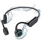 AGPTEK MP3 Player mit Kopfhörer, 32GB, Bluetooth 5.3, IPX8 Wasserdicht, Knochenschal Kopfhörer, Bone Conduction, Sport MP3 Player zum Schwimmen und Laufen, Radfahren, Fitness