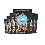 MagNuss Mandeln | Geröstete & gesalzene | 6x 200g-Packung | Knackige Mandelkerne | Hochwertiger veganer Snack