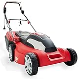 HECHT Rasenmäher Elektro mit 1800 Watt Motor – 42 cm Schnittbreite – zentra-le 11-Fach Schnitthöheneinstellung 25-85 mm – 50 Liter Fangkorb für einen schön gepflegten Rasen – Elektro Rasenmäher