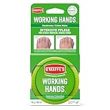 O'Keeffe's Working Hands, 96g Tiegel - Handcreme für extrem trockene, rissige Hände | Erhöht sofort den Feuchtigkeitsgehalt, bildet eine Schutzschicht und verhindert Feuchtigkeitsverlust