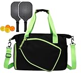 Tasche Für Damen, Schlägertasche, Mit Flaschenhalter, Schuhfach & Wasserdichter Schultertasche – Stylisch Für Tennis, Reisen, Training Und Büro