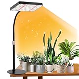 FRGROW Pflanzenlampe LED, UV-IR Vollspektrum Pflanzenlicht für Zimmerpflanzen, Pflanzenleuchte LED, Grow Light mit High PPFD 208 LEDs, Wachstumslampe für Blumen Gemüse Hydroponik, Daisy Chain Funktion