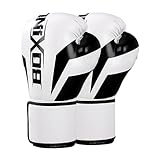 Boxhandschuhe – Pro Training Sparring-Handschuhe, schwere, verstellbare Riemen, Leder, belüftete Handfläche, Boxhandschuhe für Boxen, MMA, Muay Thai, Kickboxen und Kampfsport